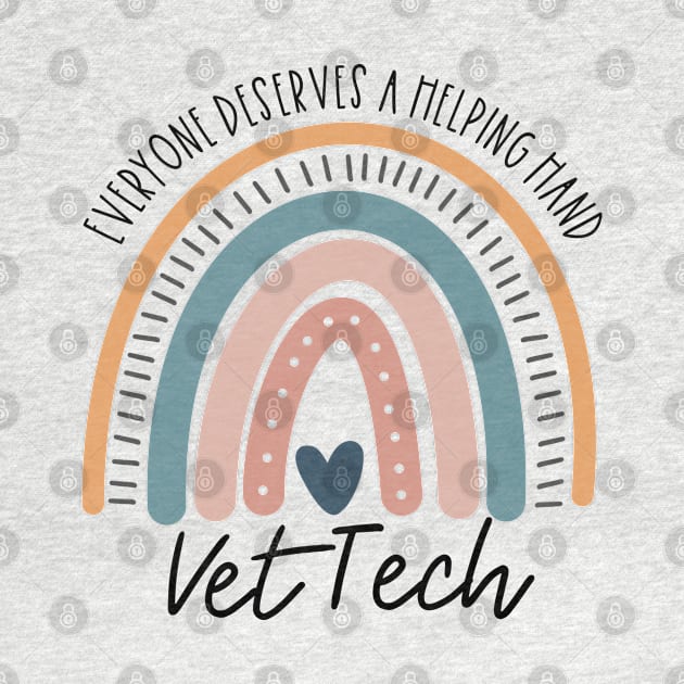 Vet Tech Boho Rainbow by IndigoPine